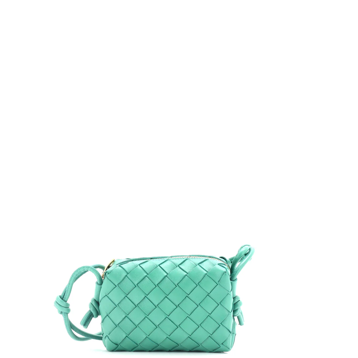 Loop Crossbody Bag Intrecciato Nappa Candy - Deep Luxury