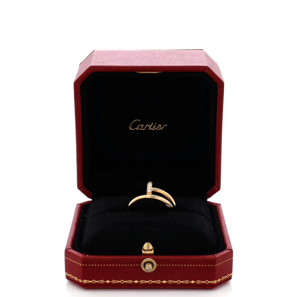 Juste un Clou Ring 18K Yellow Gold and Diamonds - Deep Luxury