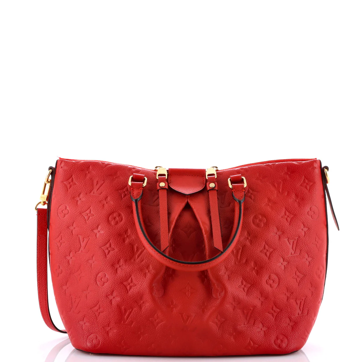 Mazarine Handbag Monogram Empreinte Leather MM - Deep Luxury