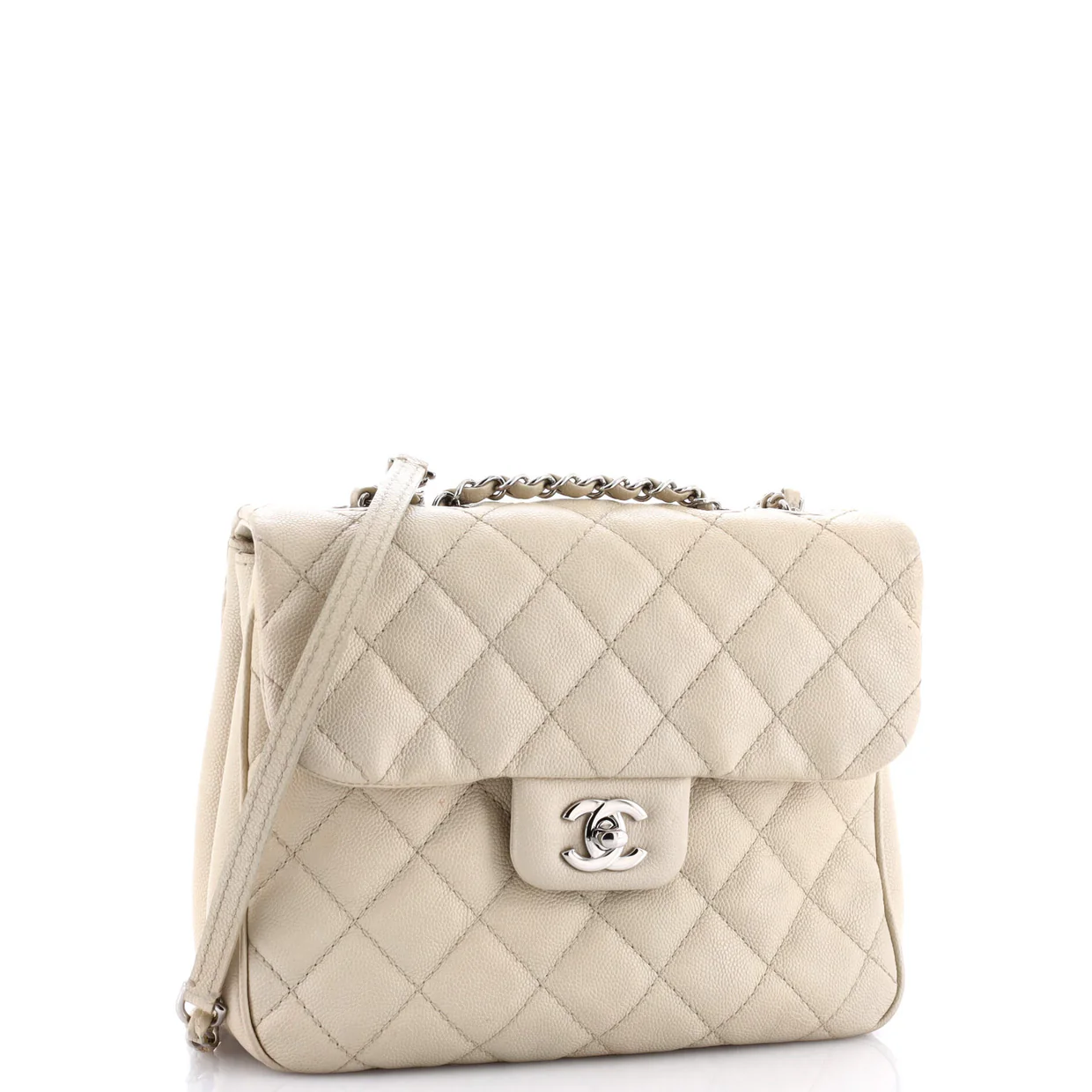Urban Companion Flap Bag Quilted Caviar Small - Deep Luxury