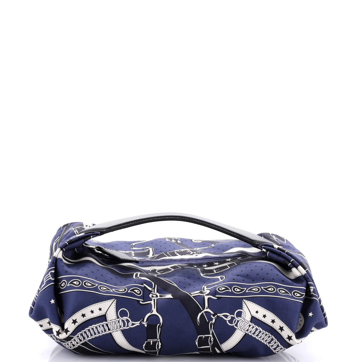 Balusoie Bag Printed Silk and Leather - Deep Luxury