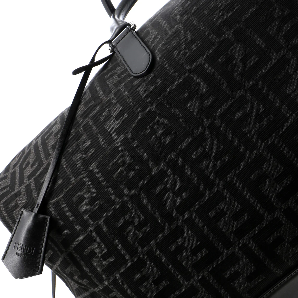 Convertible Duffle Bag Zucca Canvas and Leather Large - Deep Luxury