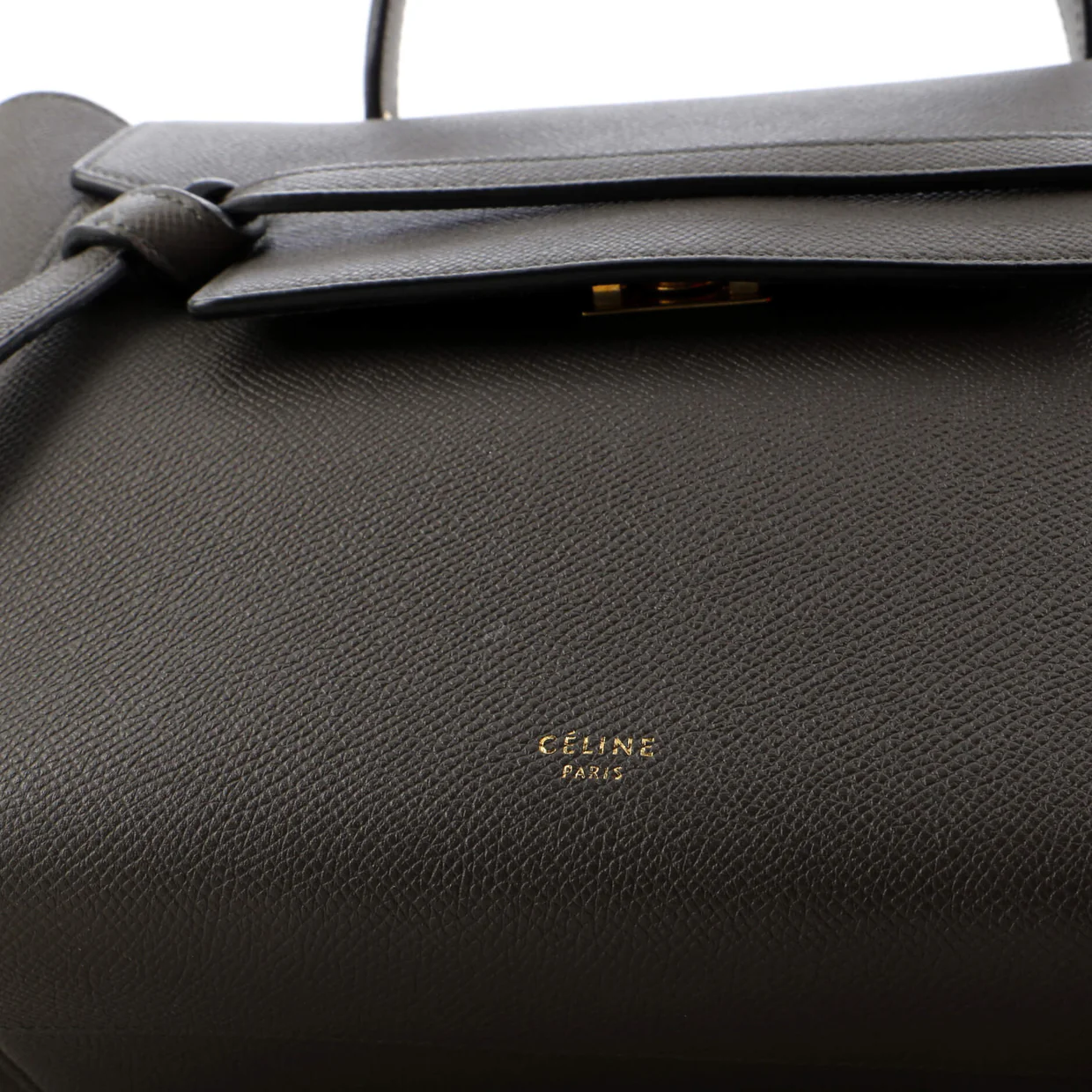 Belt Bag Textured Leather Micro - Deep Luxury