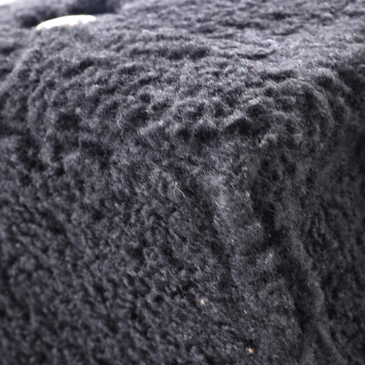 Fluffy Hourglass Top Handle Bag Faux Fur Small - Deep Luxury