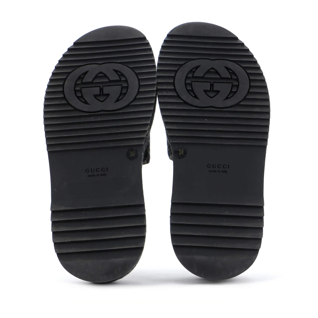 Women's Angelina Platform Slide Sandals GG Denim - Deep Luxury