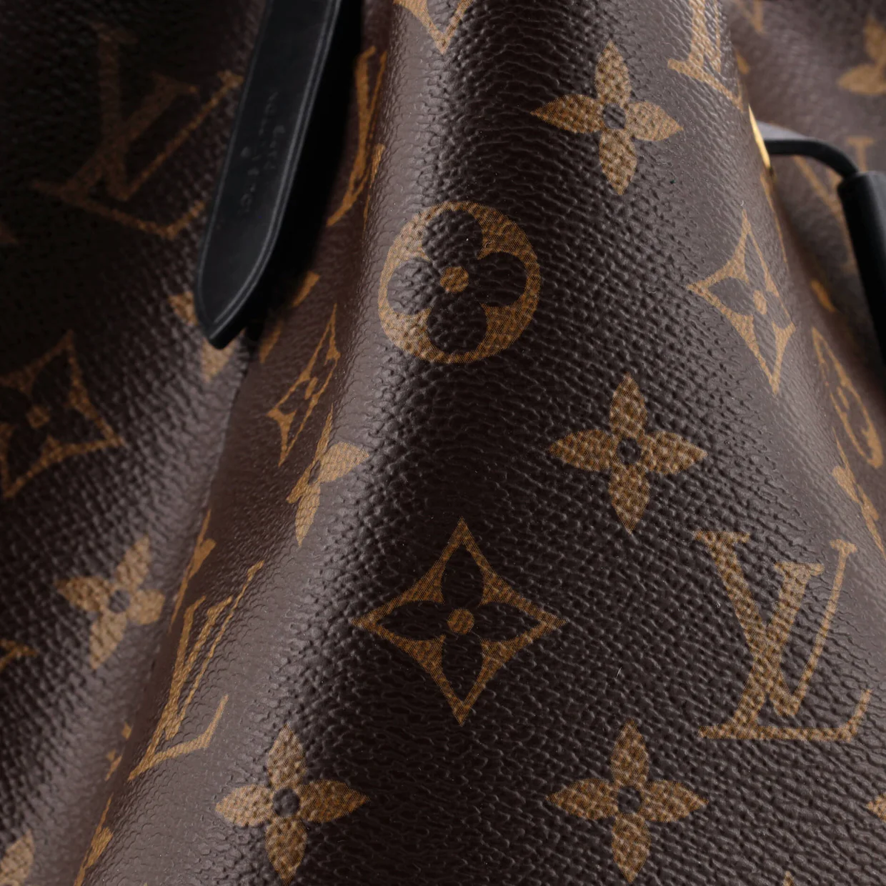 Braided Handle NeoNoe Handbag Monogram Canvas with Leather MM - Deep Luxury