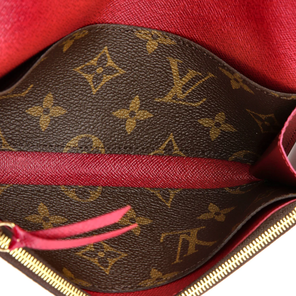 Emilie Wallet Monogram Canvas - Deep Luxury