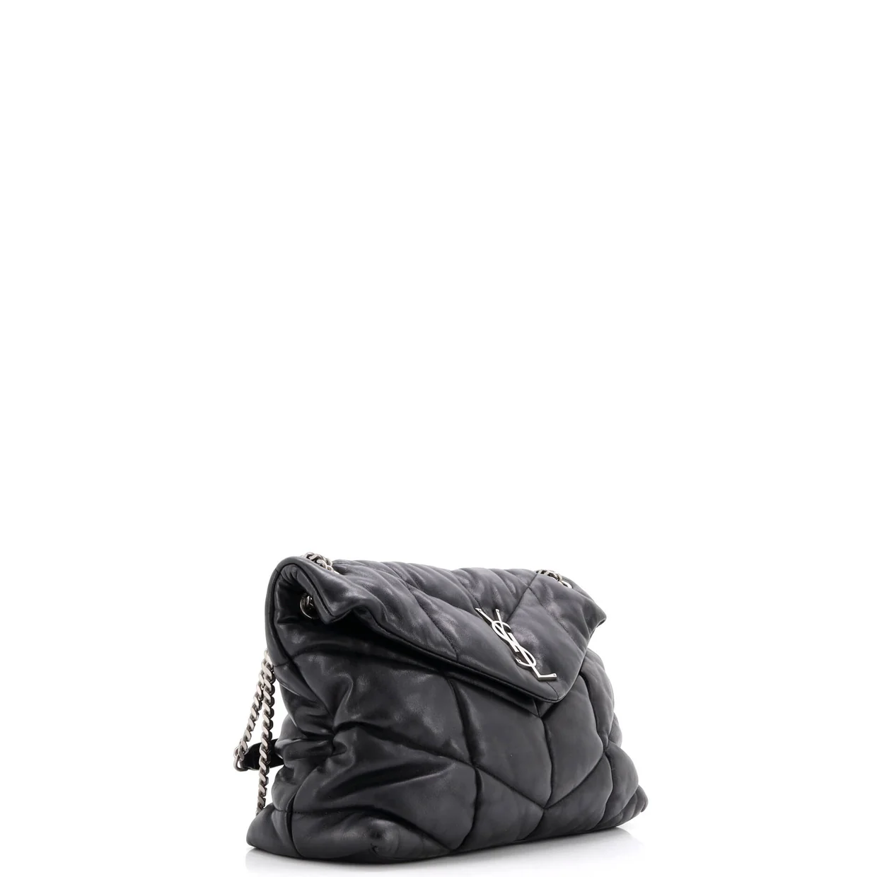 Loulou Puffer Shoulder Bag Quilted Leather Medium - Deep Luxury