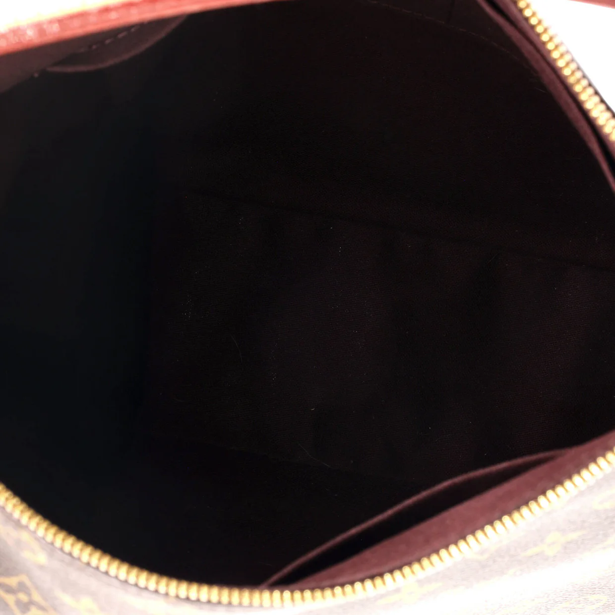 Berri Handbag Monogram Canvas MM - Deep Luxury