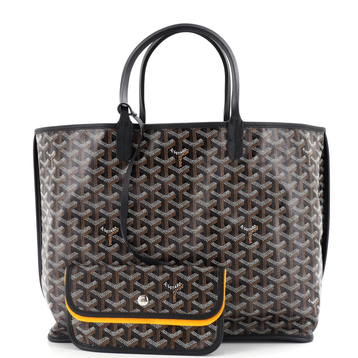 Anjou Reversible Tote Coated Canvas PM - Deep Luxury