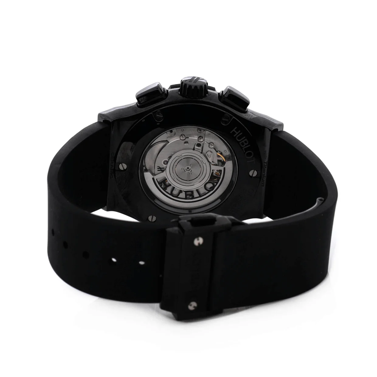 Classic Fusion Black Magic Chronograph Automatic Watch Ceramic and Rubber 45 - Deep Luxury