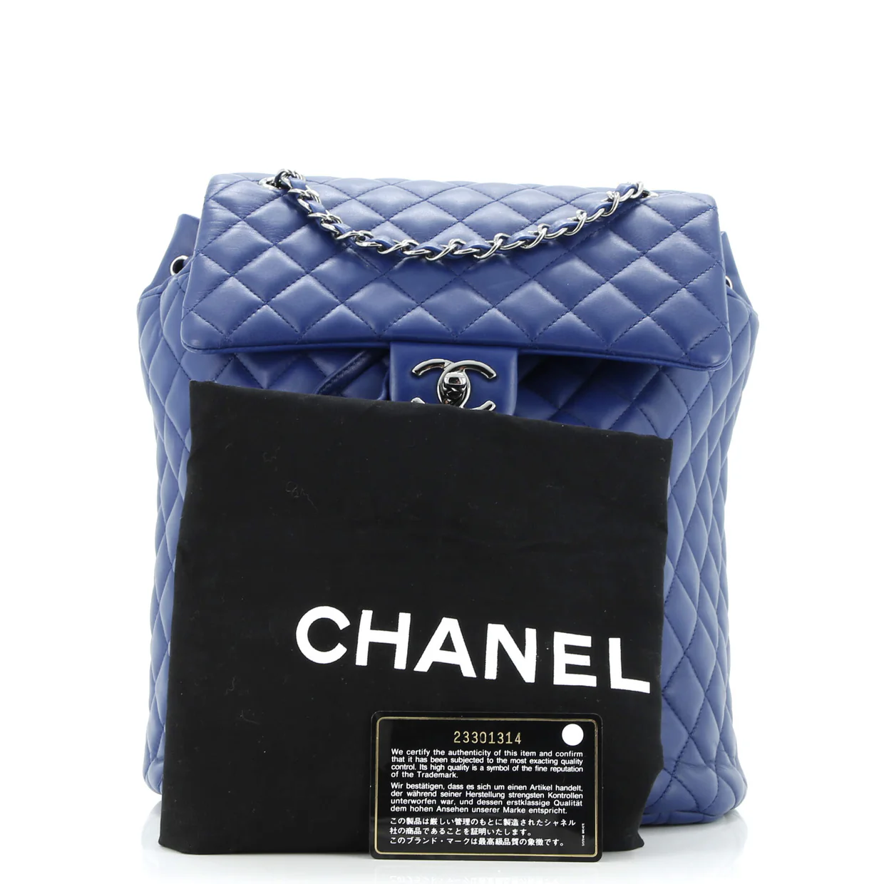 Urban Spirit Backpack Quilted Lambskin Large - Deep Luxury