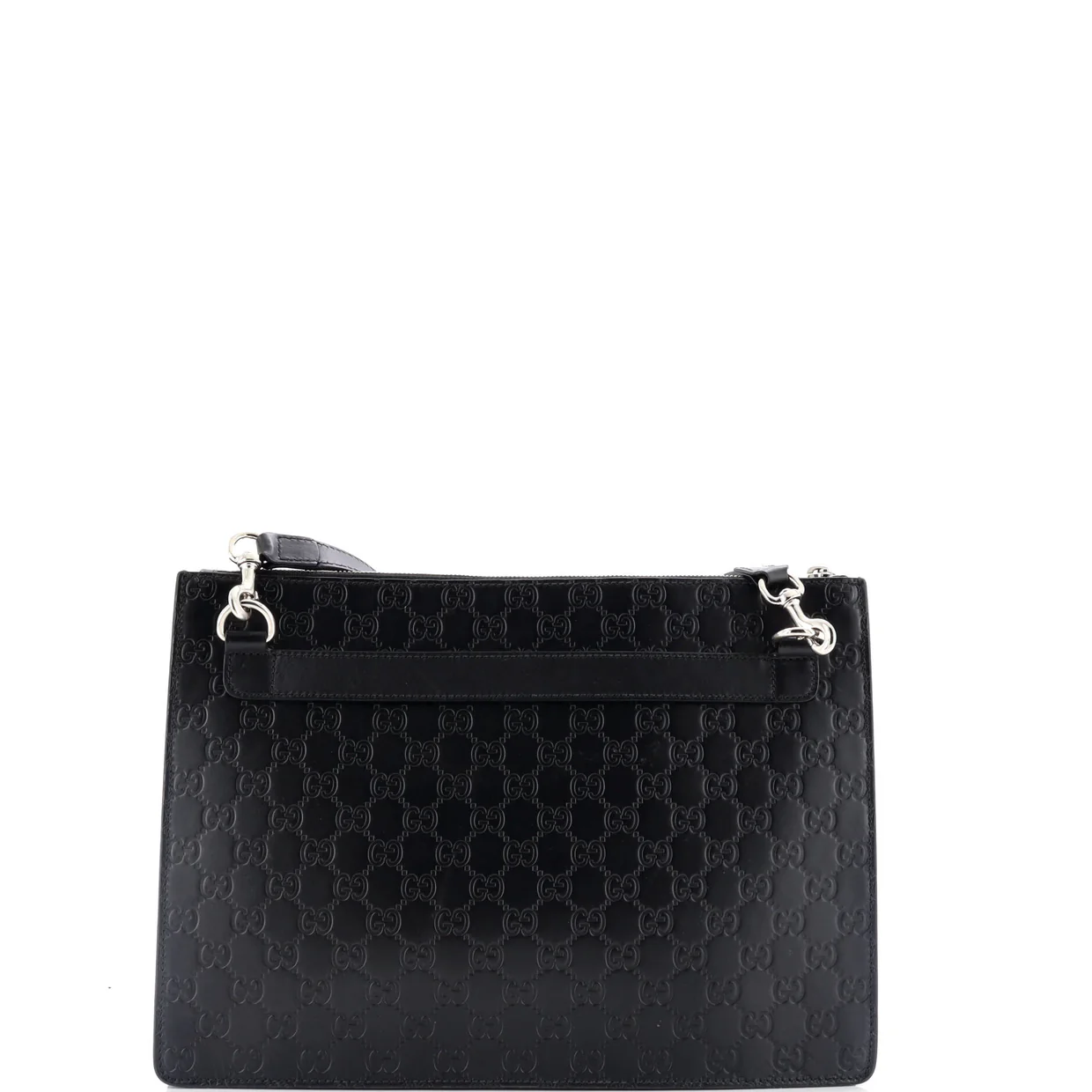 Zip Messenger Bag Guccissima Leather Large - Deep Luxury