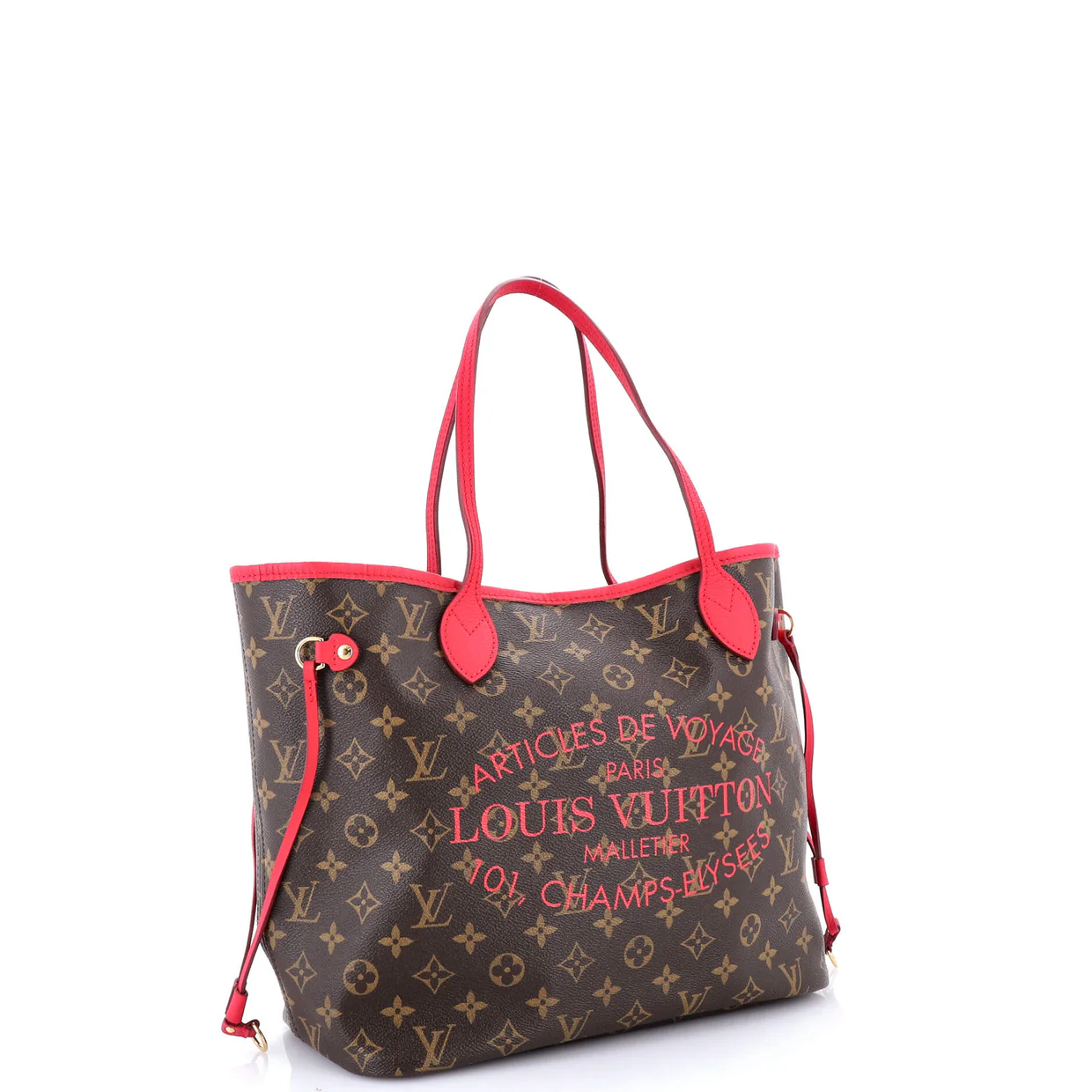 Neverfull Tote Limited Edition Ikat Monogram Canvas with Leather MM - Deep Luxury