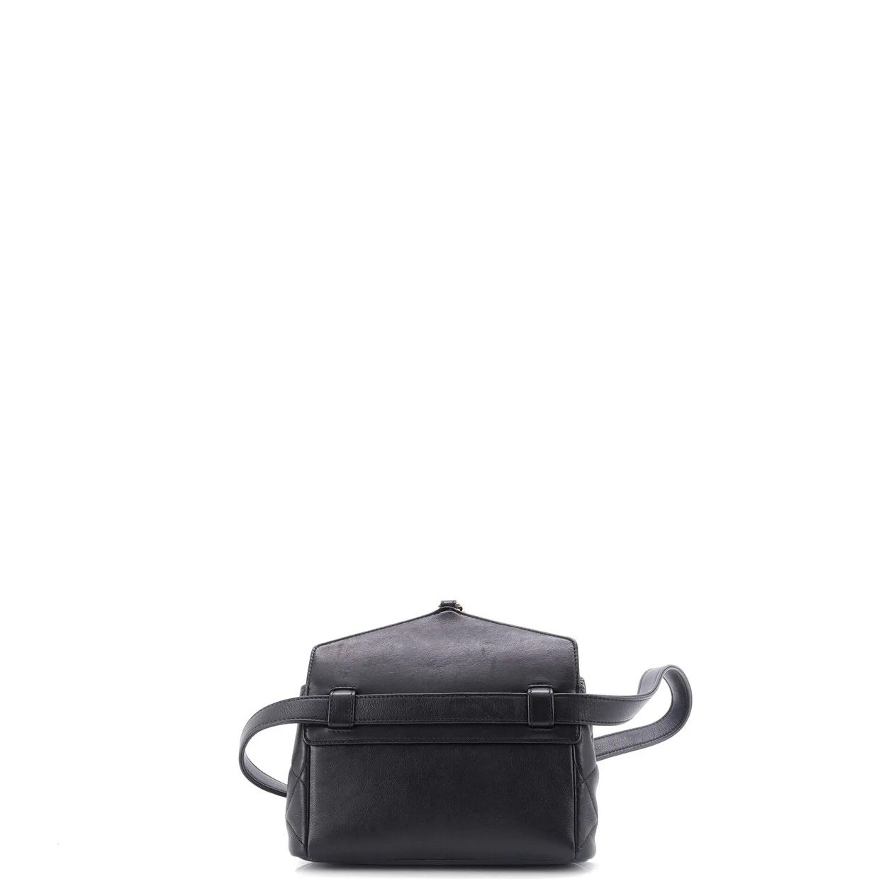 Carry With Chic Chain Flap Waist Bag Quilted Calfskin - Deep Luxury