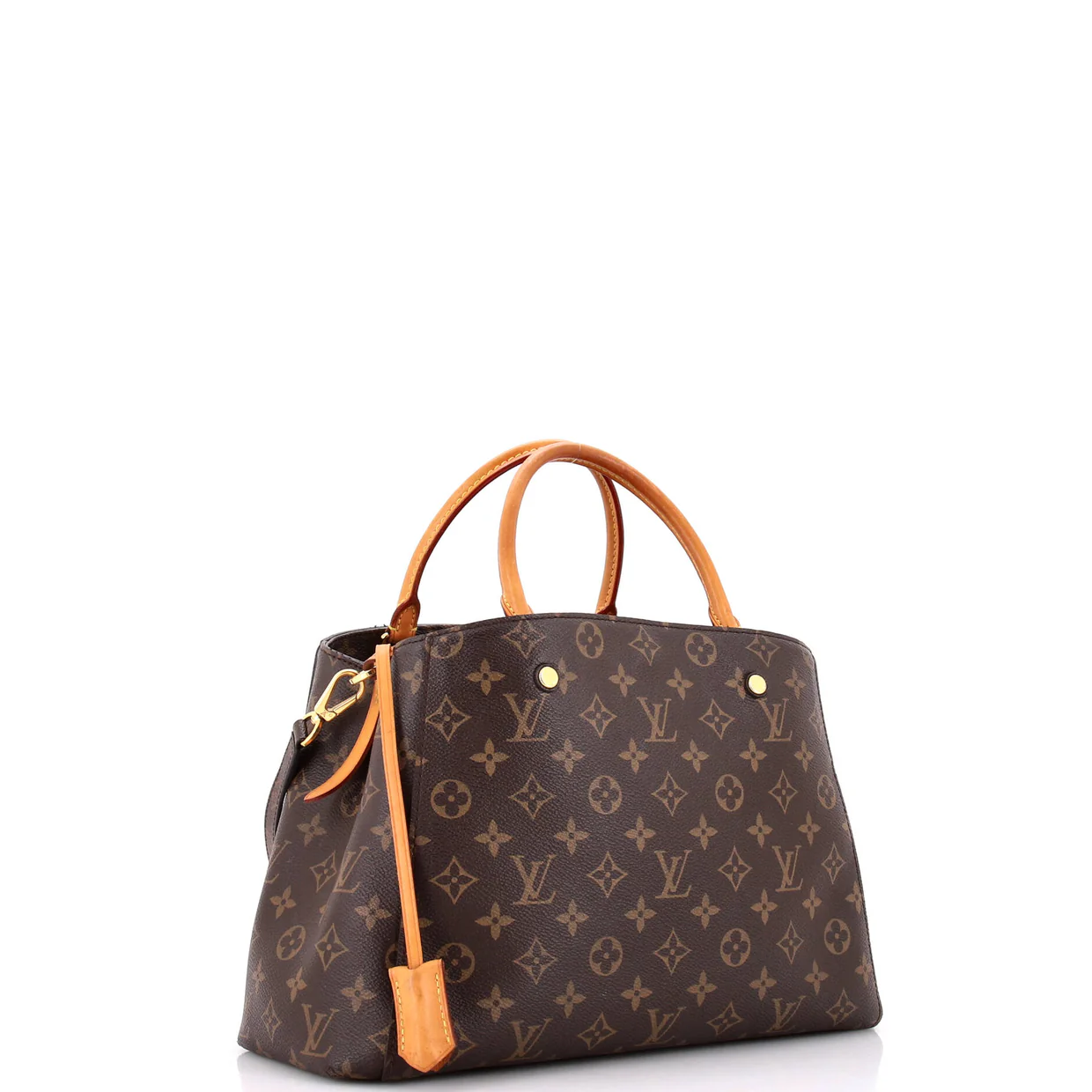 Montaigne Handbag Monogram Canvas MM - Deep Luxury