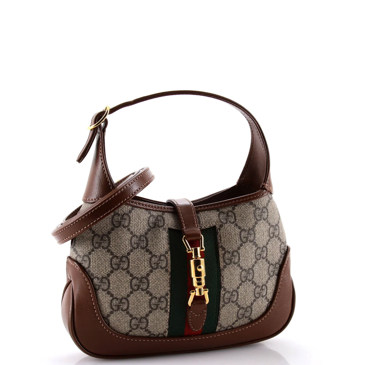 Jackie 1961 Hobo GG Coated Canvas Mini - Deep Luxury