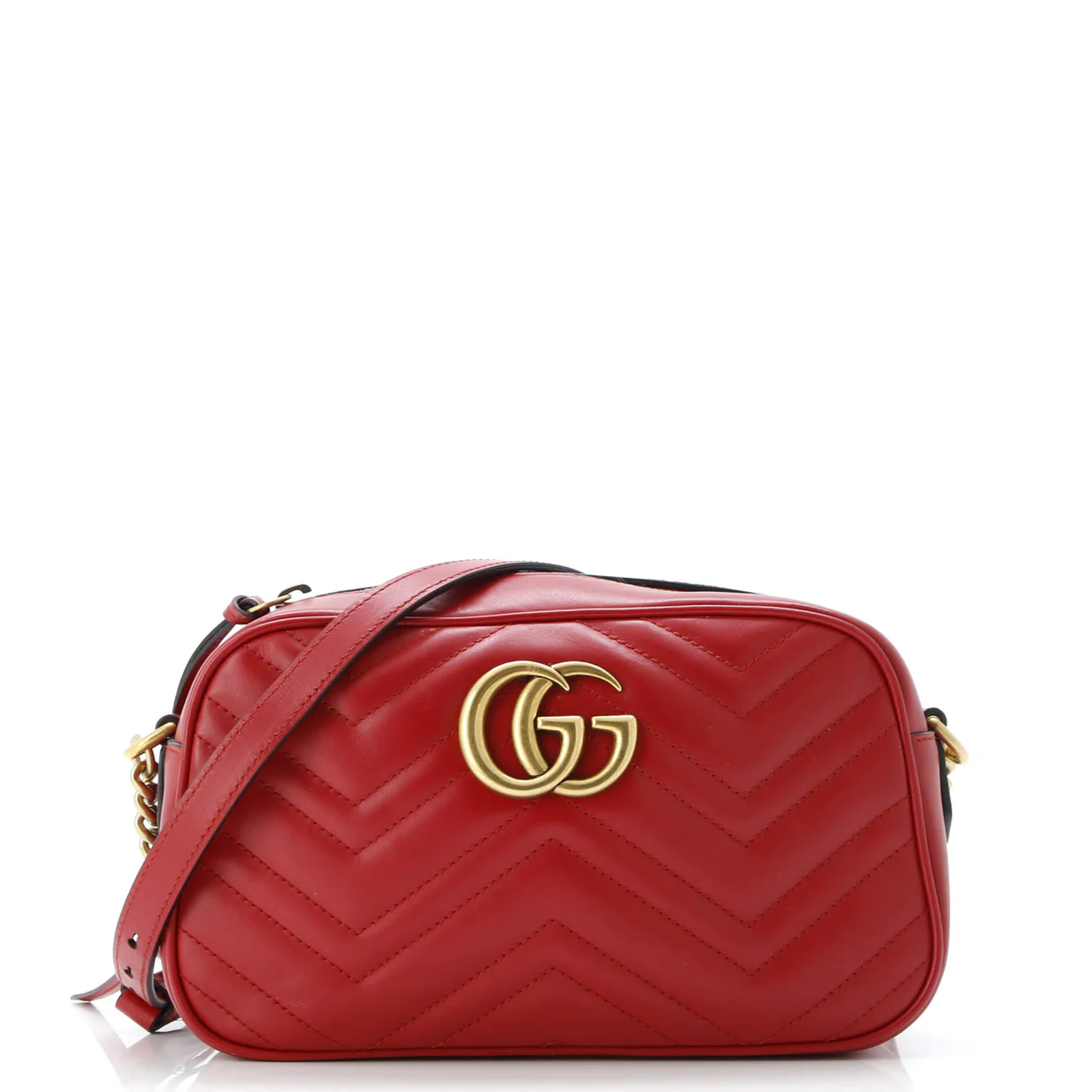 GG Marmont Shoulder Bag Matelasse Leather Small - Deep Luxury