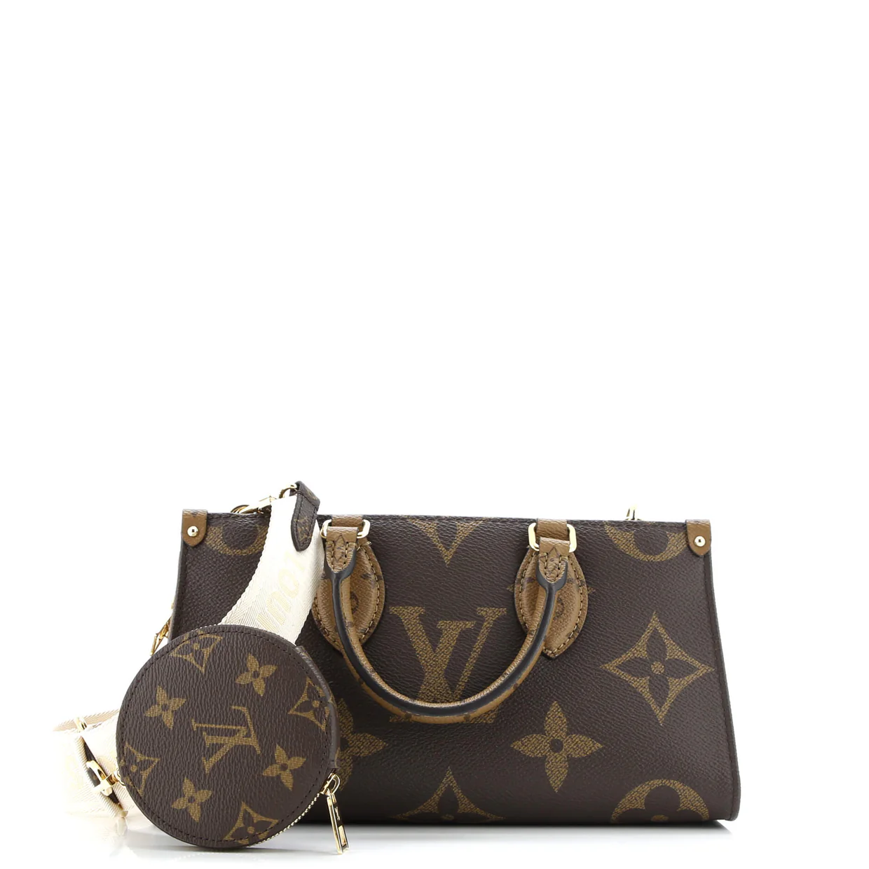 OnTheGo Tote Reverse Monogram Giant East West - Deep Luxury