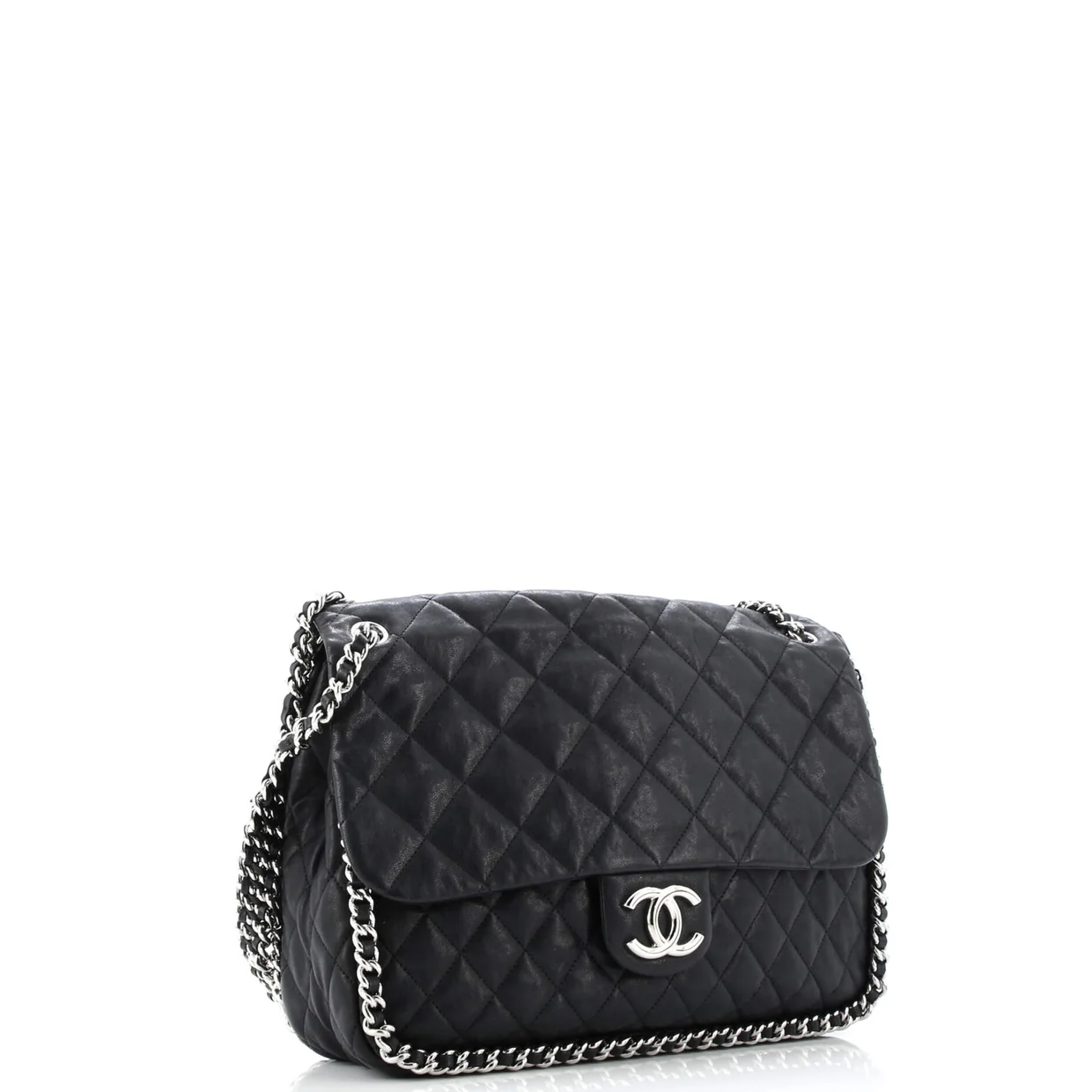 Vintage Classic Double Flap Bag Quilted Lambskin Medium - Deep Luxury