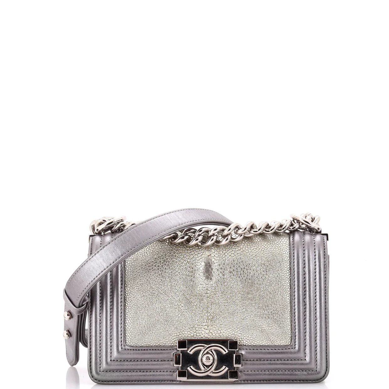 Boy Flap Bag Stingray Small - Deep Luxury