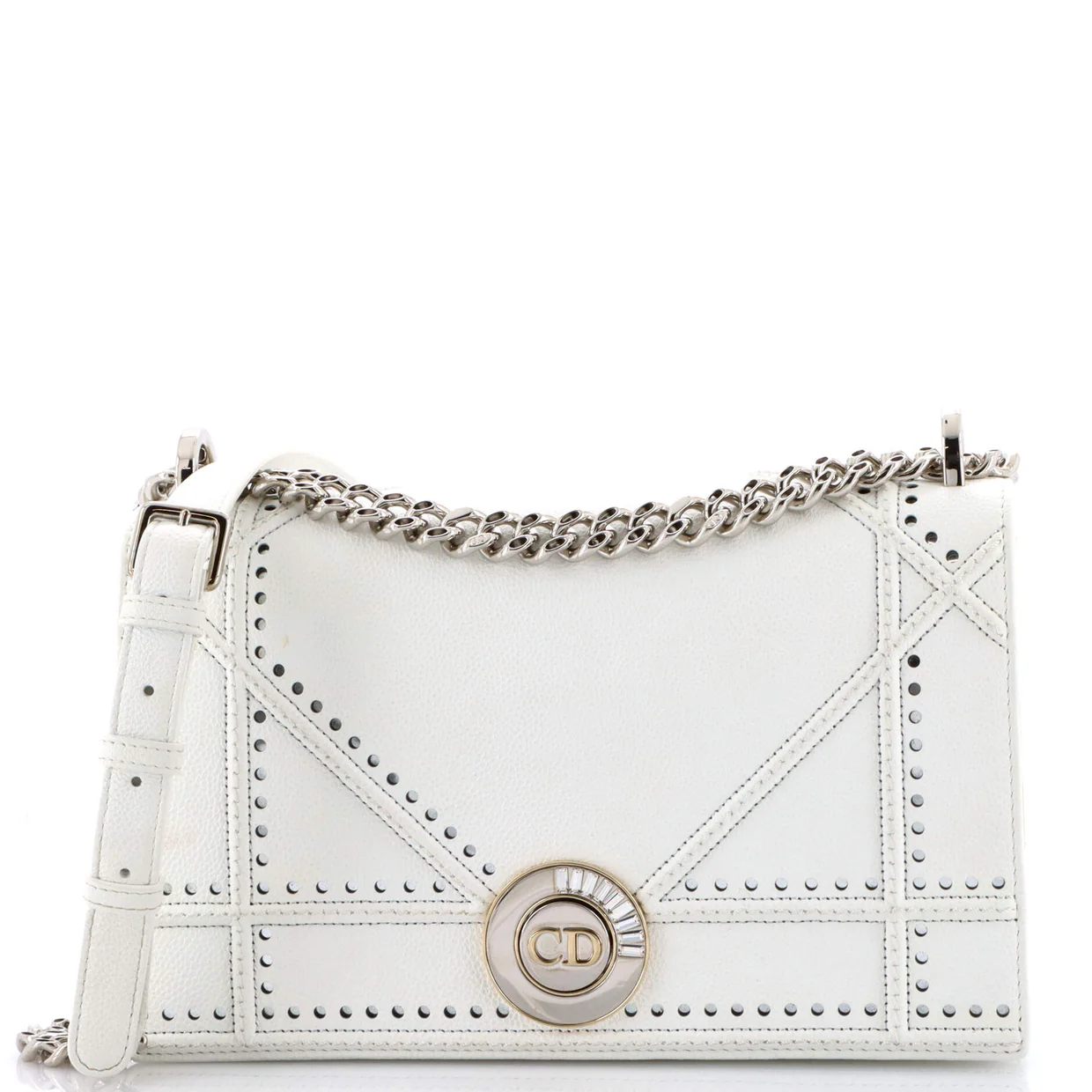 Diorama Flap Bag Perforated Calfskin Medium - Deep Luxury