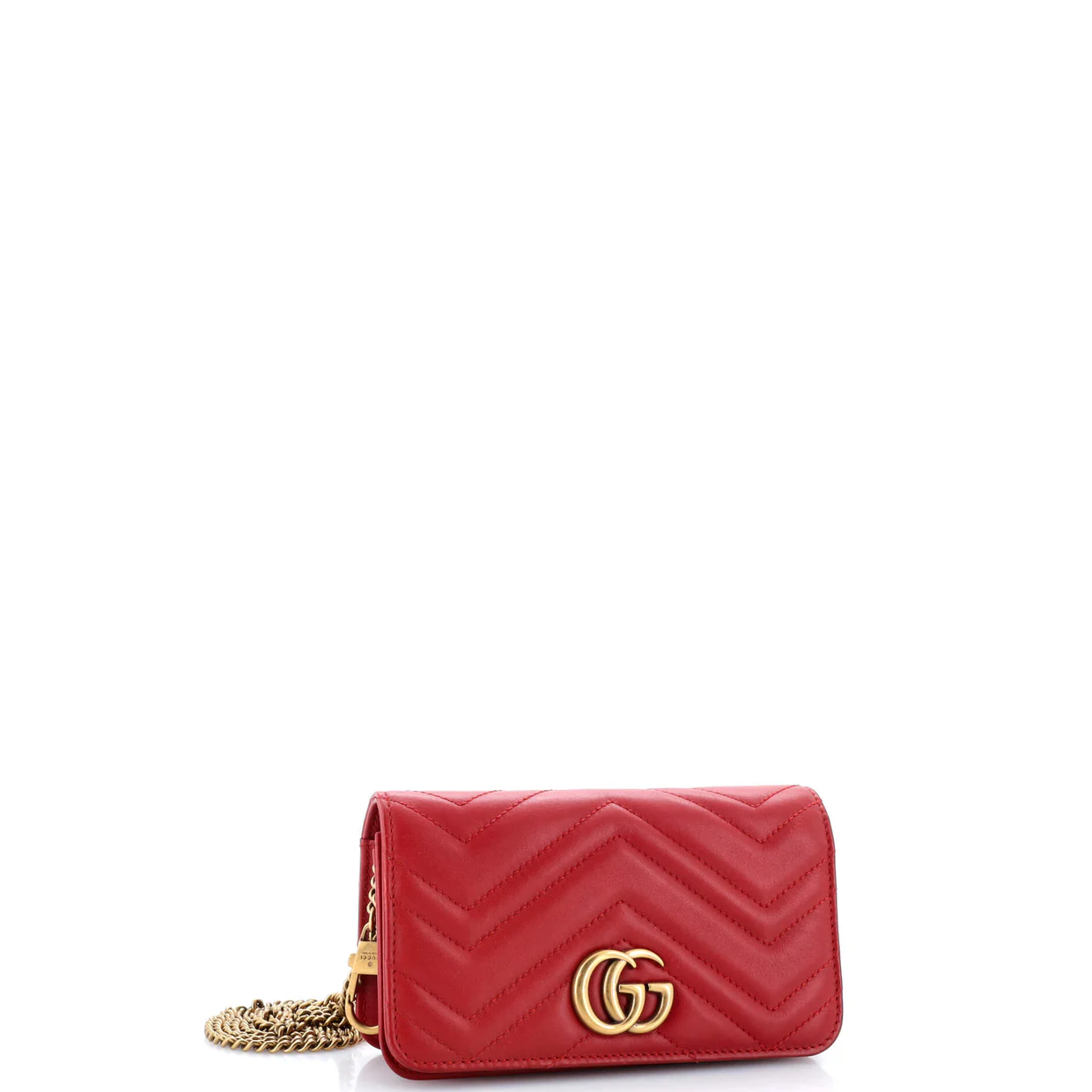 GG Marmont Chain Flap Bag Matelasse Leather Mini - Deep Luxury
