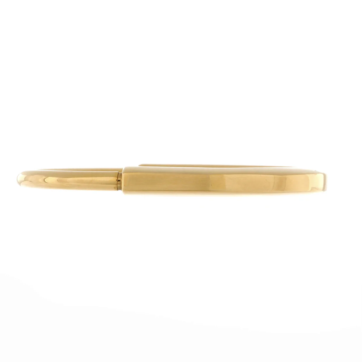Lock Bangle Bracelet 18K Yellow Gold - Deep Luxury