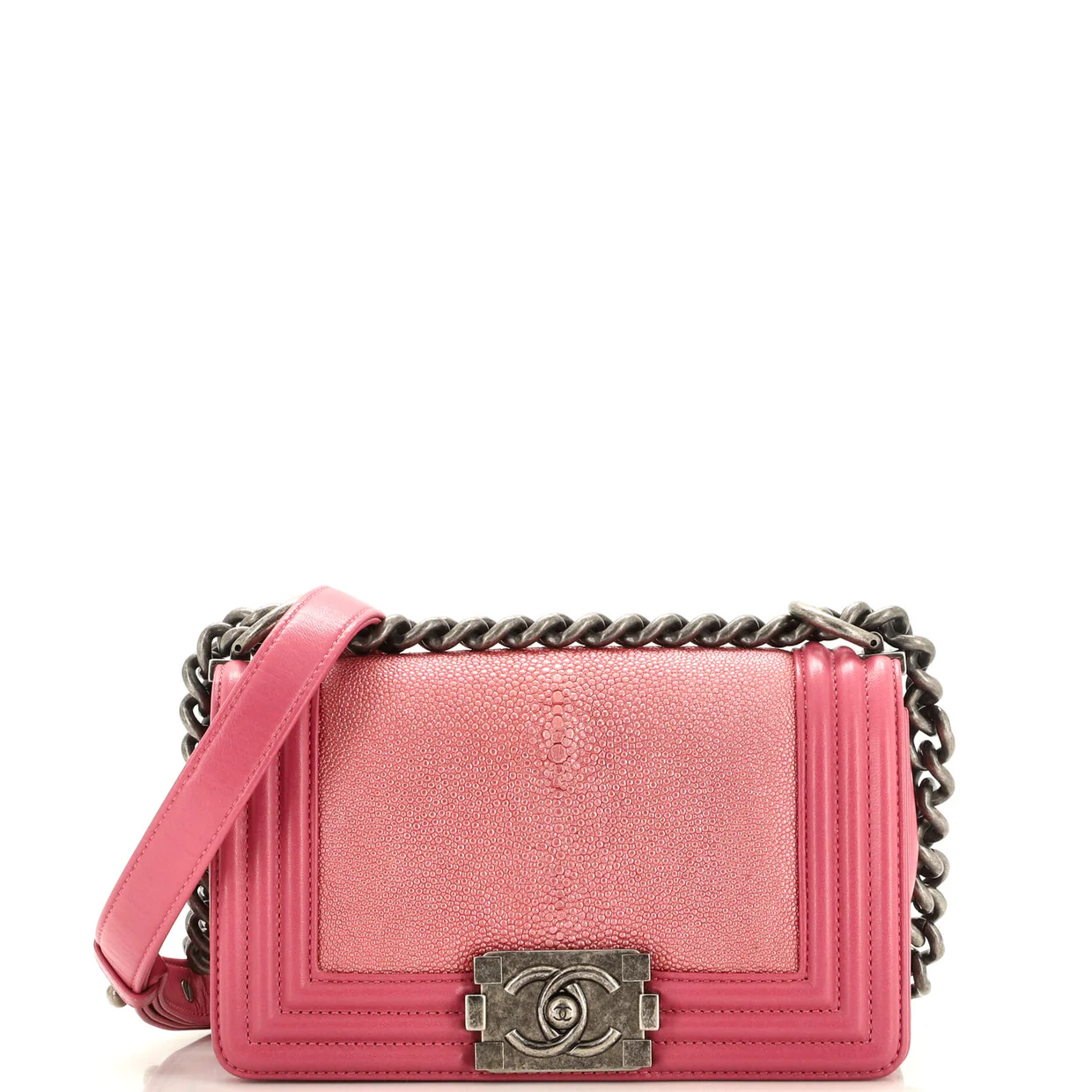 Boy Flap Bag Stingray Small - Deep Luxury