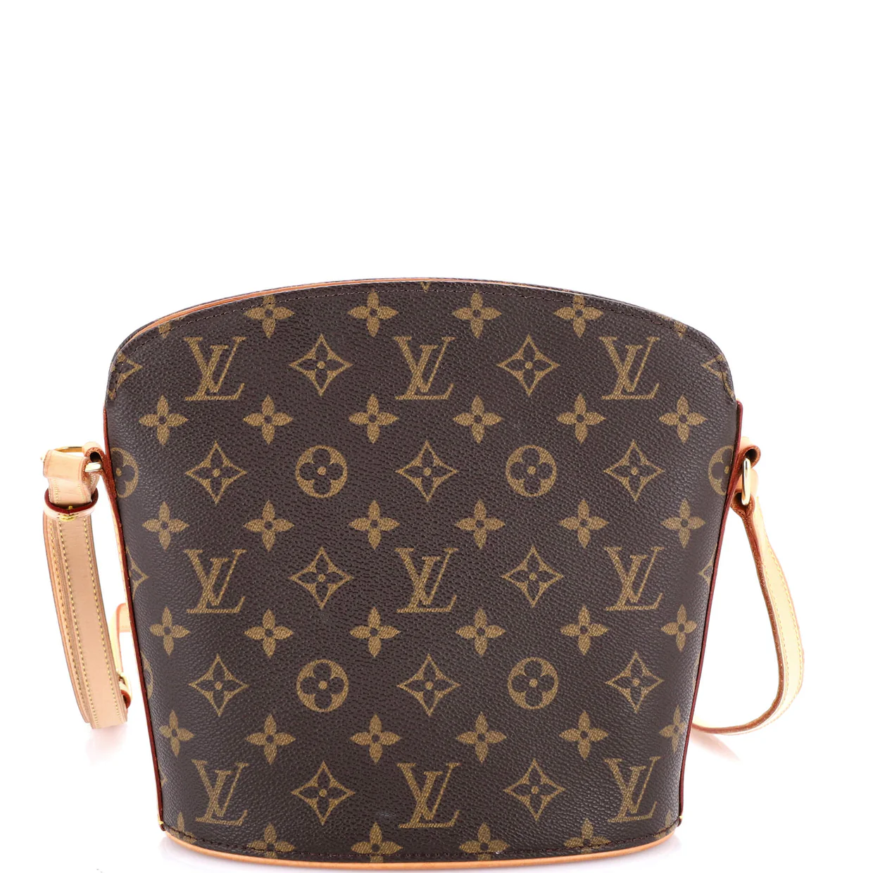 Drouot Handbag Monogram Canvas - Deep Luxury