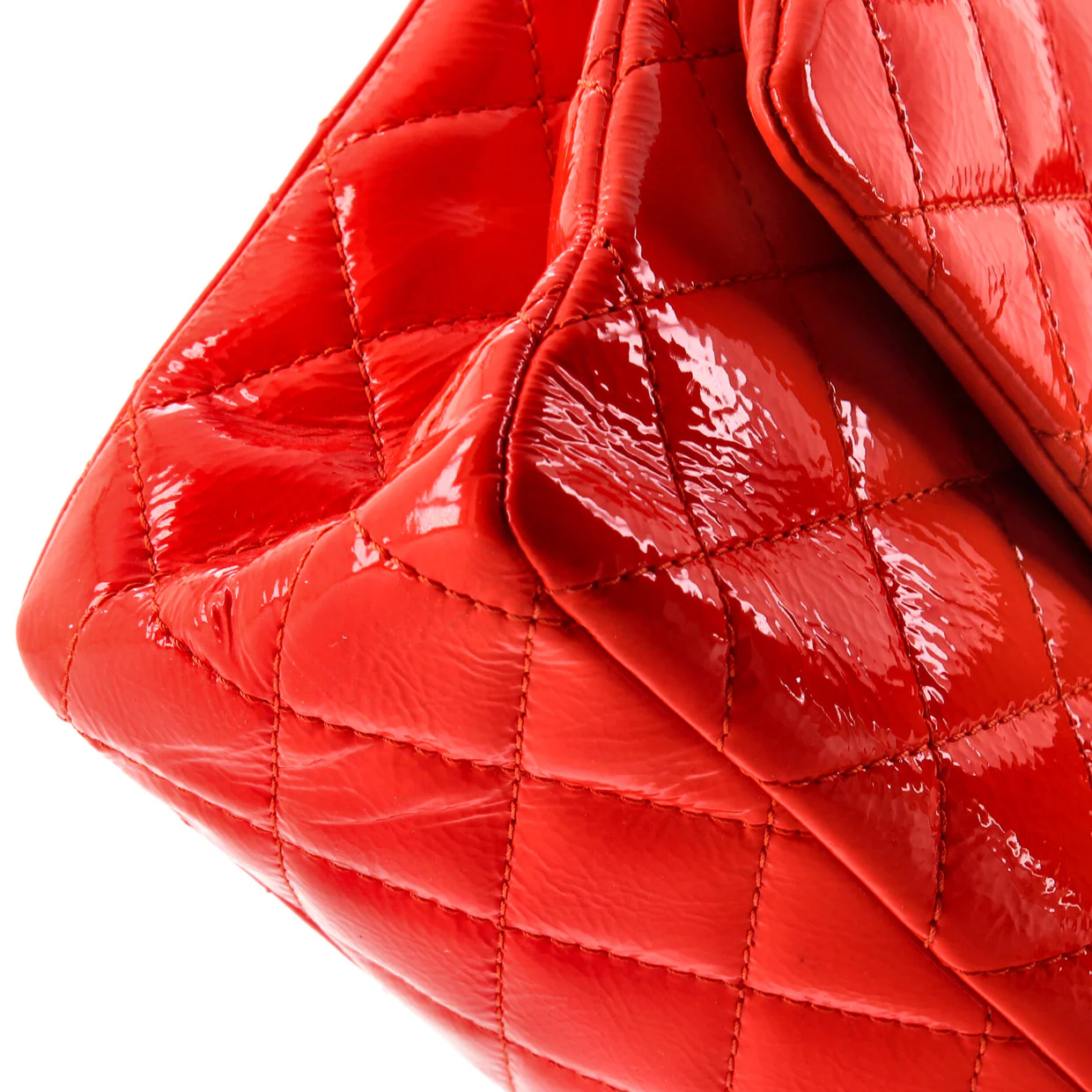 Reissue 2.55 Flap Bag Quilted Crinkled Patent 227 - Deep Luxury