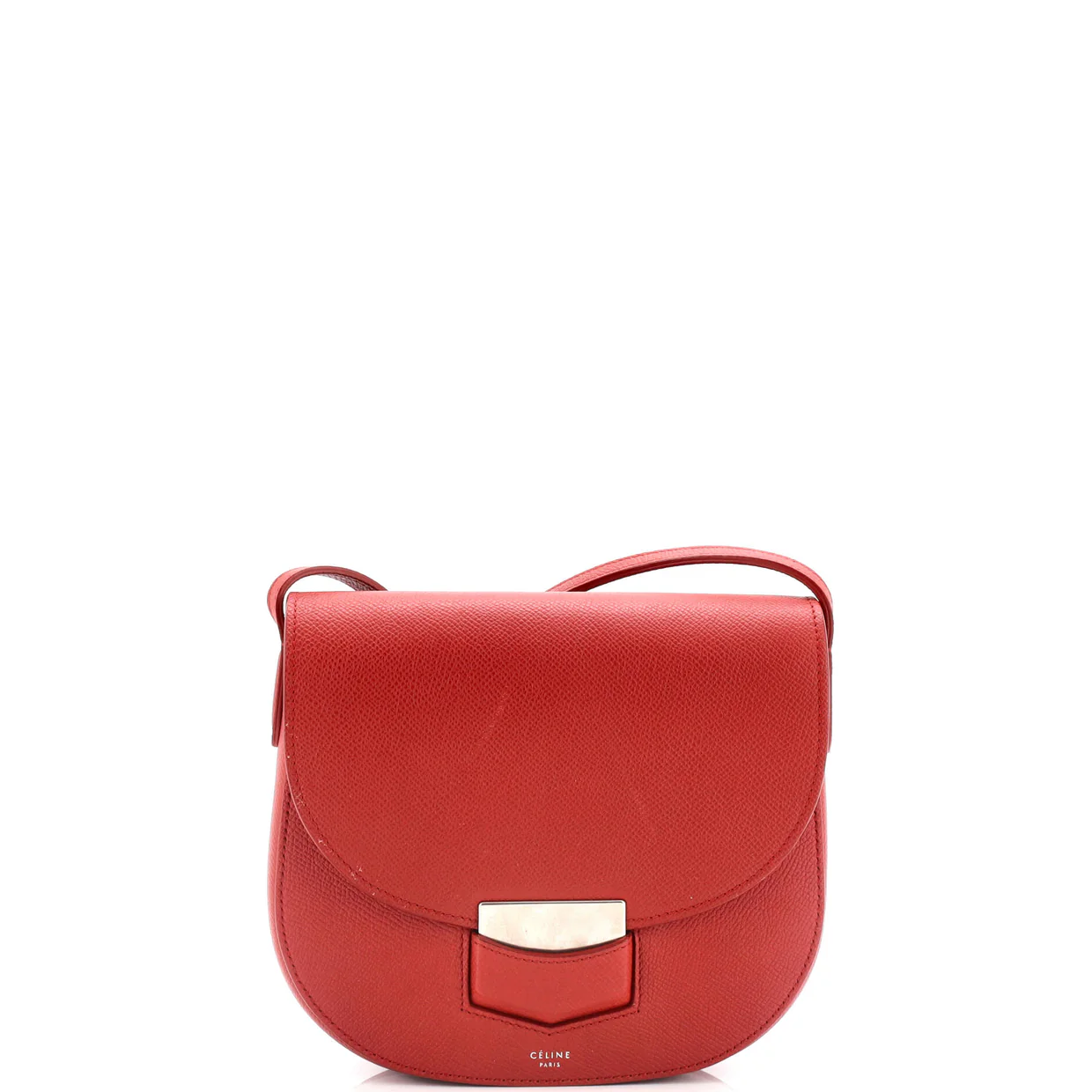 Trotteur Crossbody Bag Grainy Leather Small - Deep Luxury