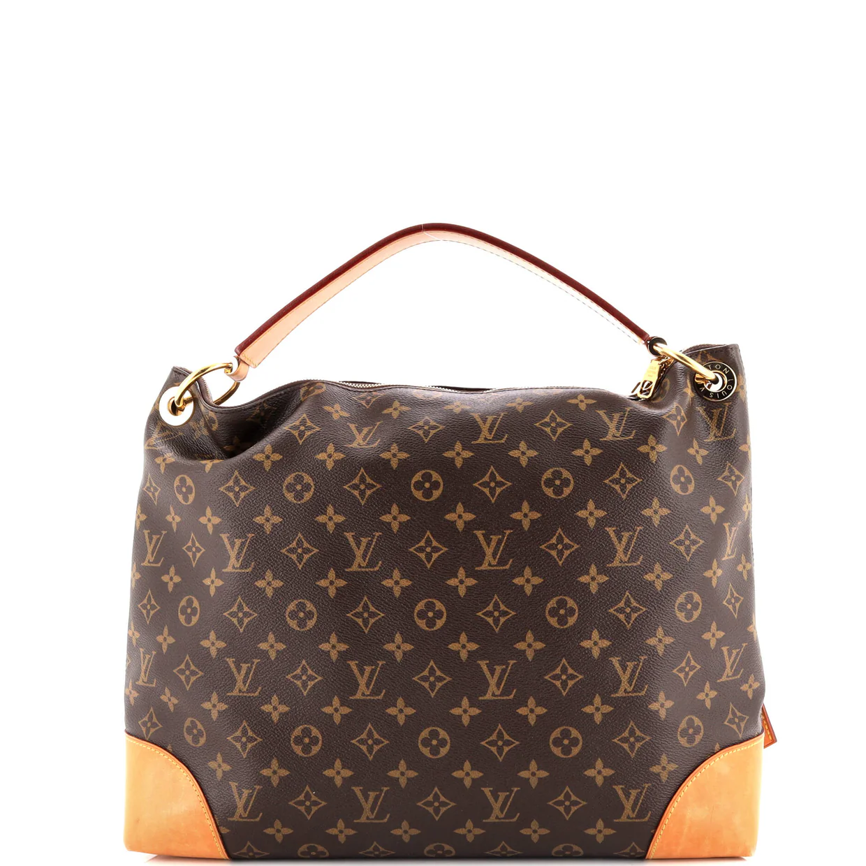 Berri Handbag Monogram Canvas MM - Deep Luxury