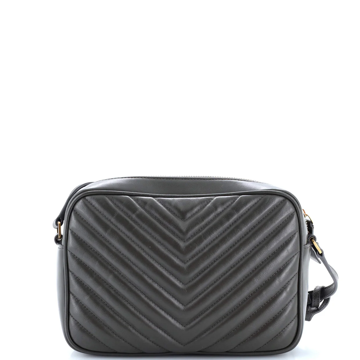 Lou Camera Bag Matelasse Chevron Leather Small - Deep Luxury