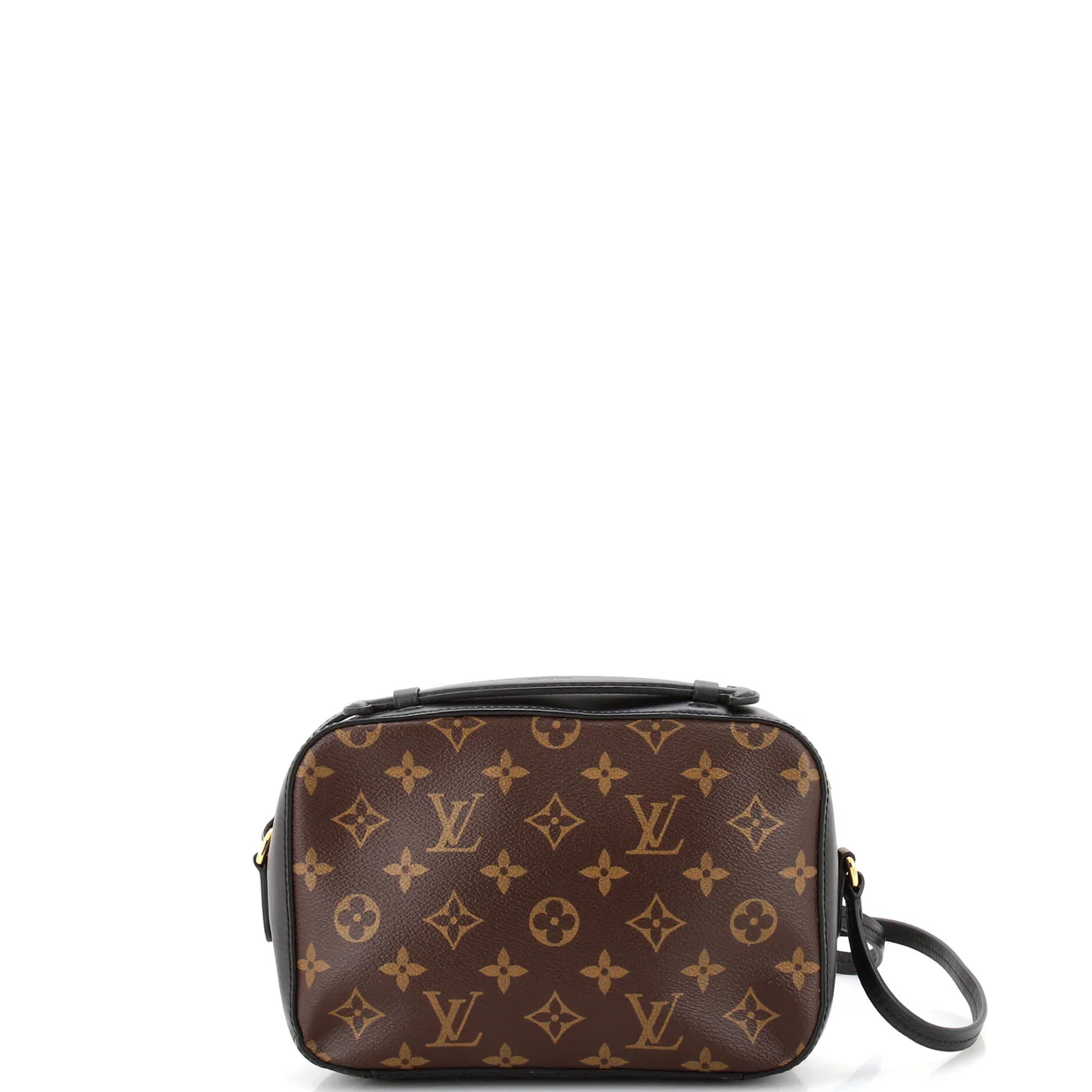 Saintonge Handbag Monogram Canvas with Leather - Deep Luxury