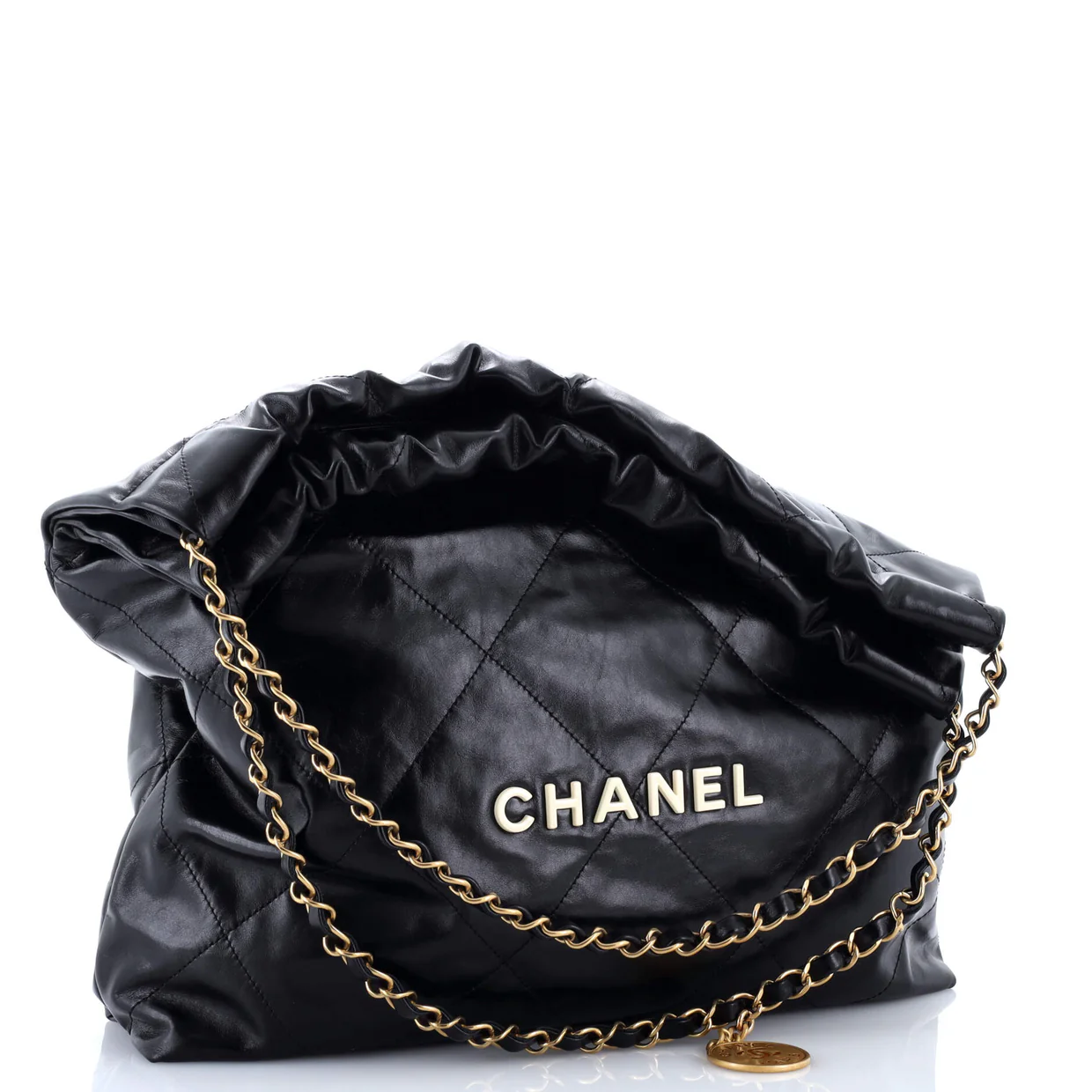 22 Chain Hobo Quilted Calfskin Medium - Deep Luxury