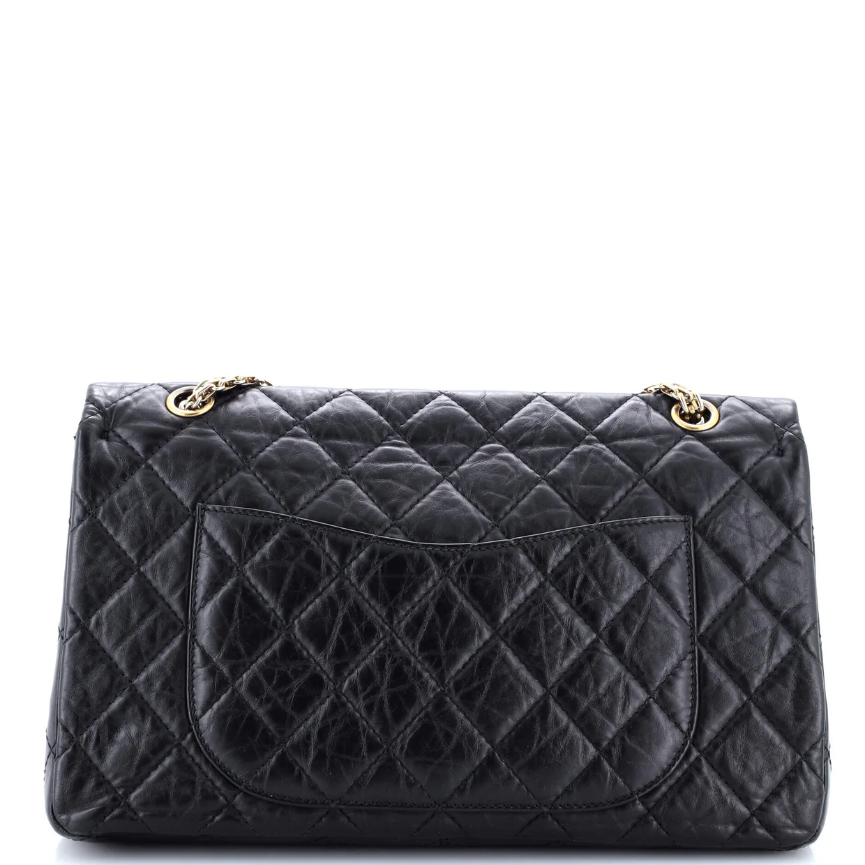 Reissue 2.55 Flap Bag Quilted Aged Calfskin 227 - Deep Luxury
