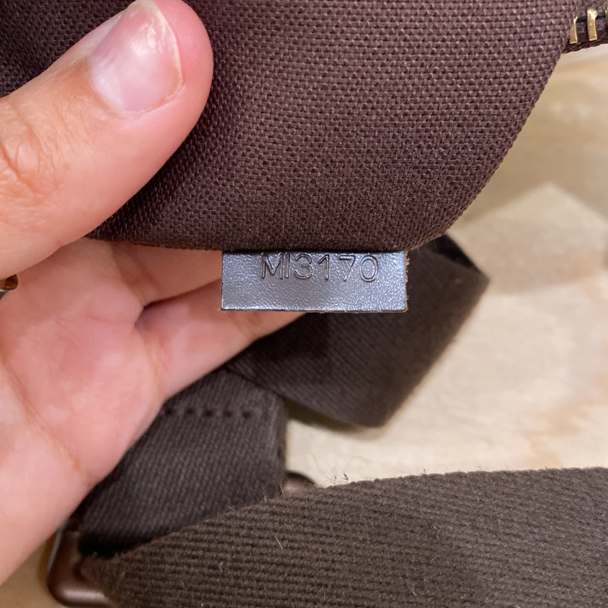 Brooklyn Pochette Plate Damier - Deep Luxury