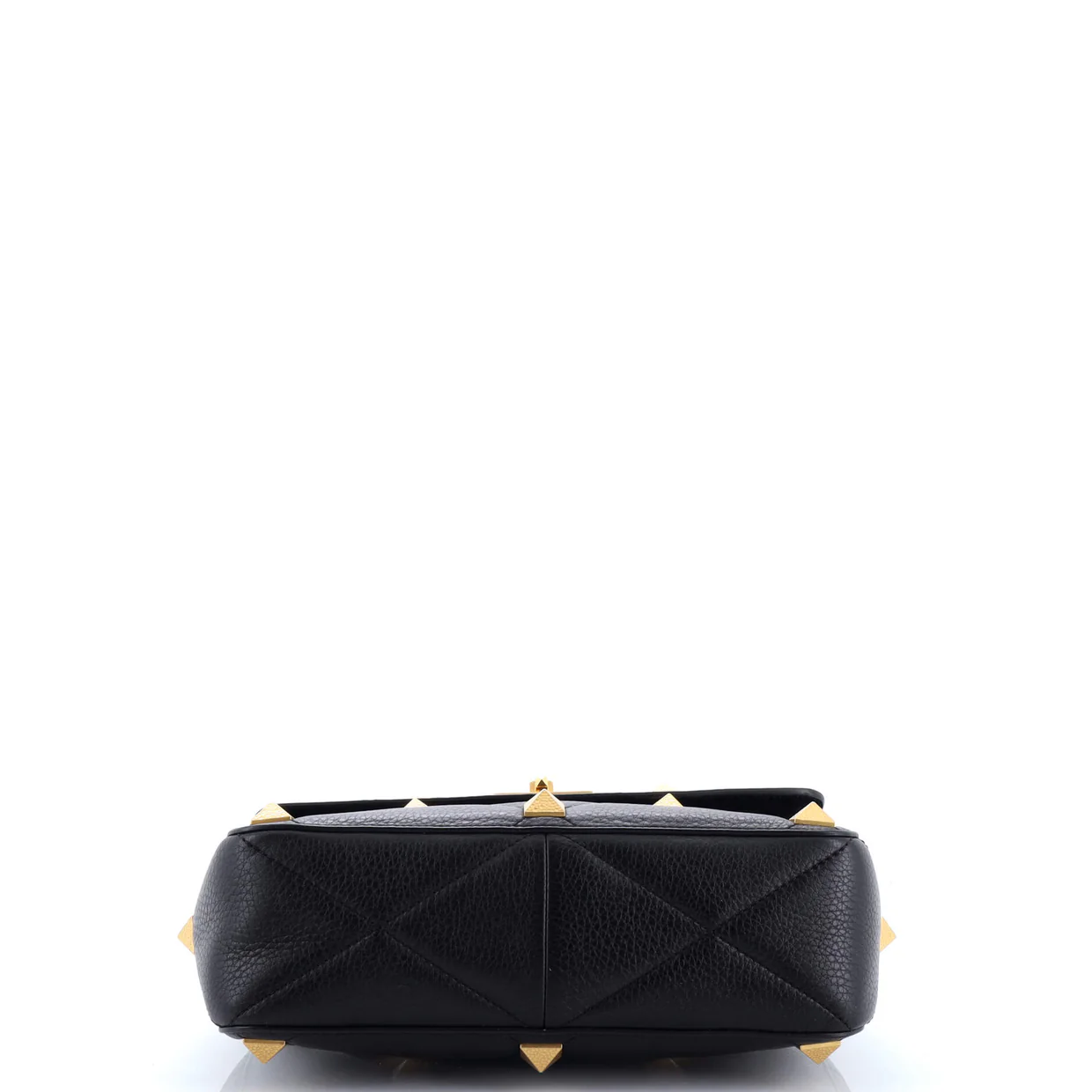 Roman Stud Flap Bag Quilted Leather Large - Deep Luxury