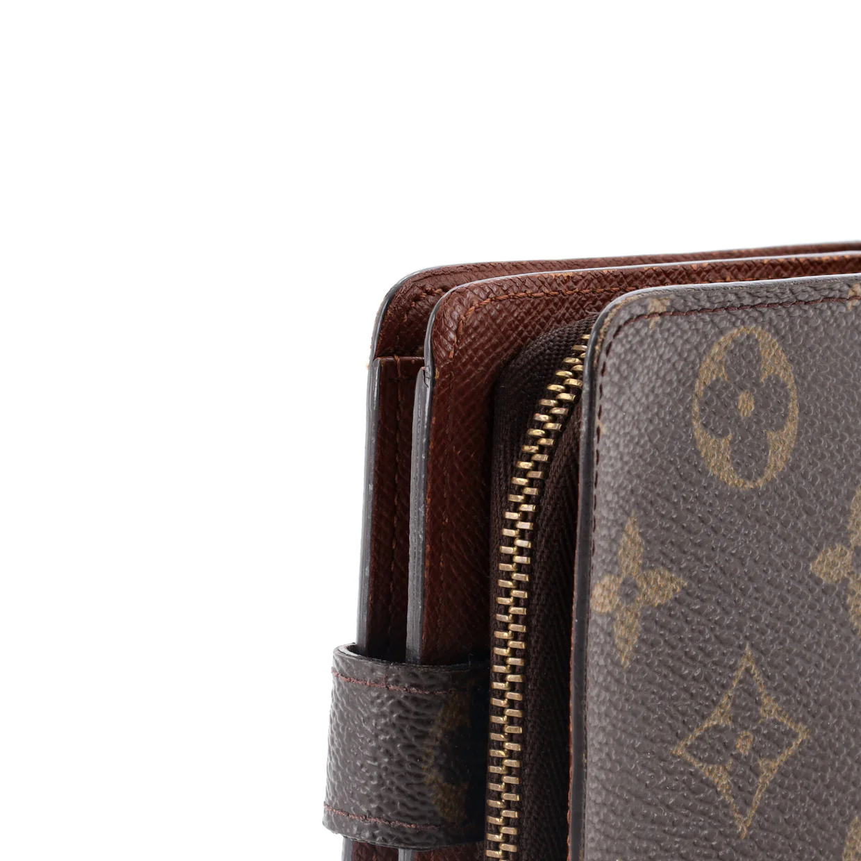 Compact Zippe Wallet Monogram Canvas - Deep Luxury