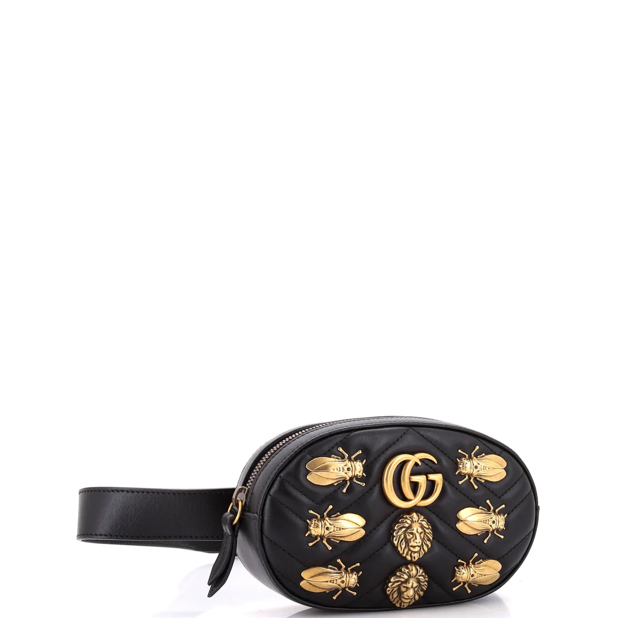 GG Marmont Belt Bag Embellished Matelasse Leather - Deep Luxury