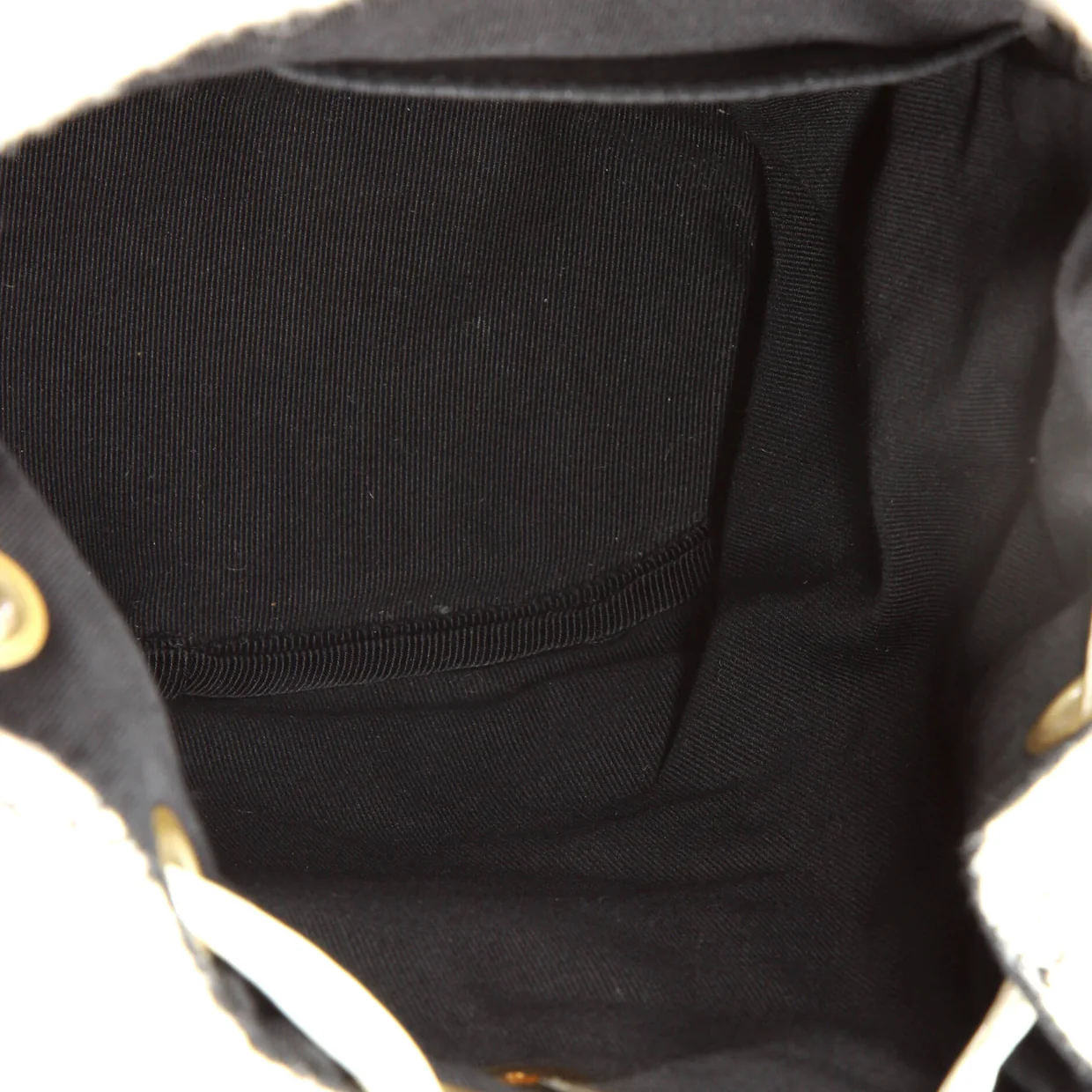 Duma Drawstring Backpack Quilted Wool Tweed Large - Deep Luxury