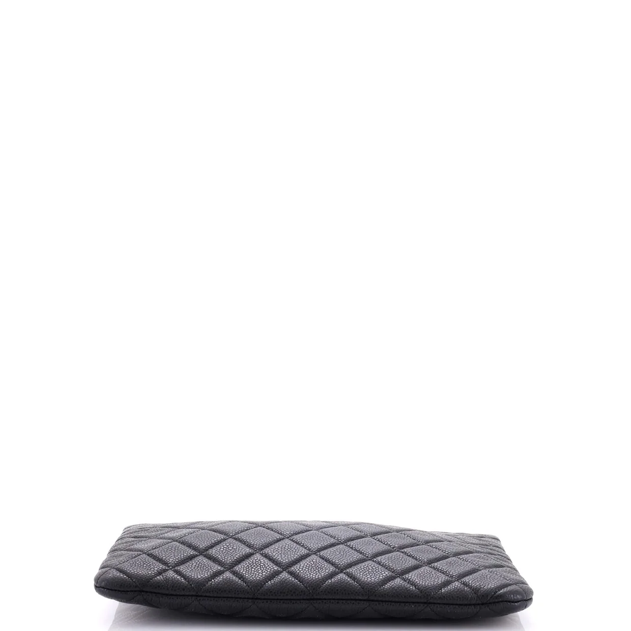 O Case Clutch Quilted Caviar Medium - Deep Luxury
