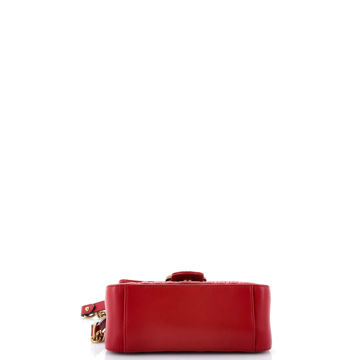 GG Marmont Top Handle Flap Bag Matelasse Leather Mini - Deep Luxury