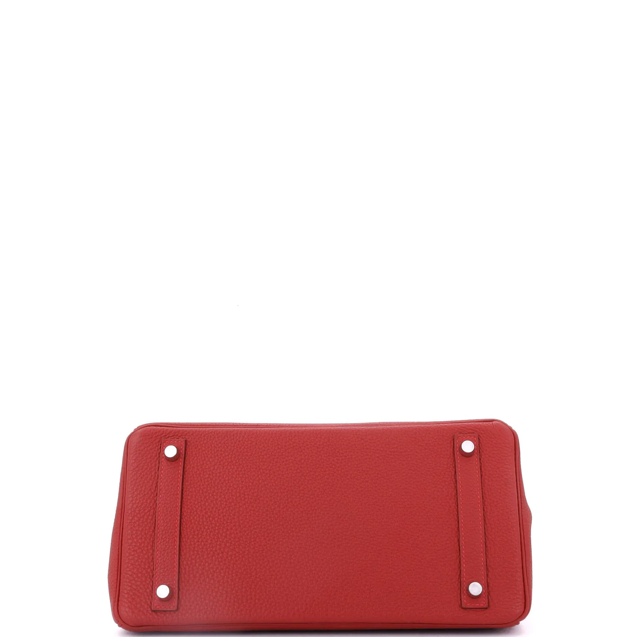 Birkin Handbag Rouge Vif Togo with Palladium Hardware 30 - Deep Luxury