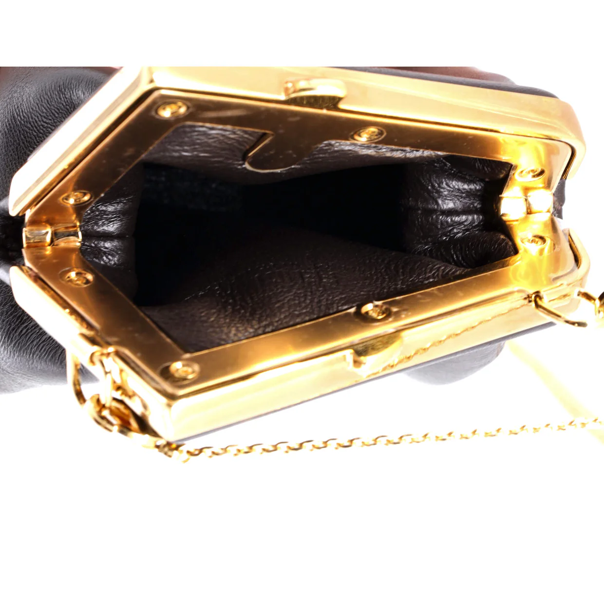 First Charm Crossbody Bag Leather Nano - Deep Luxury