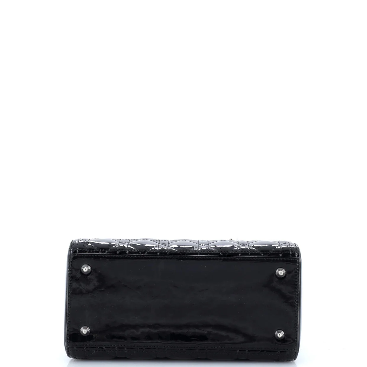 Lady Dior Bag Cannage Quilt Patent Medium - Deep Luxury