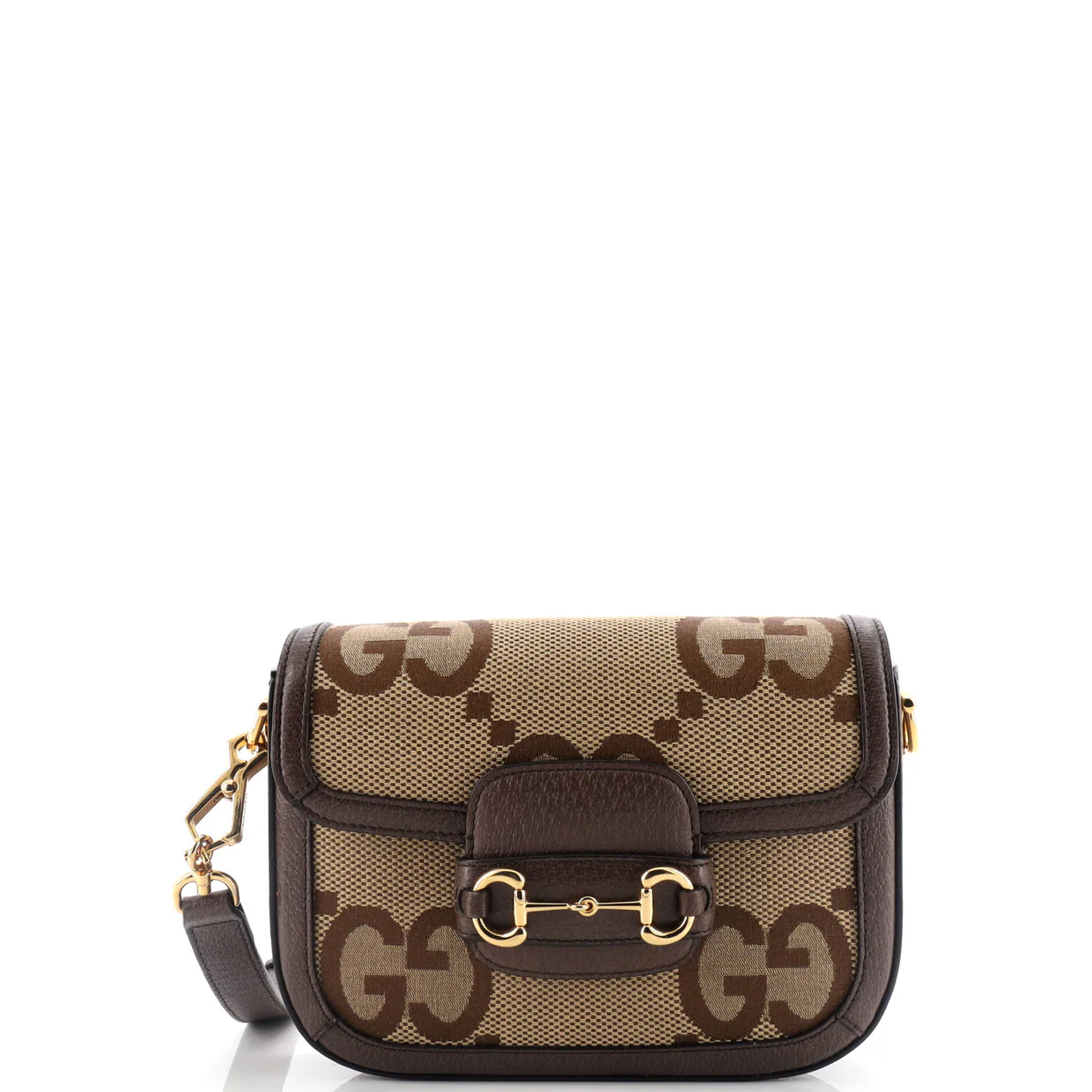 Horsebit 1955 Shoulder Bag Jumbo GG Canvas Mini - Deep Luxury