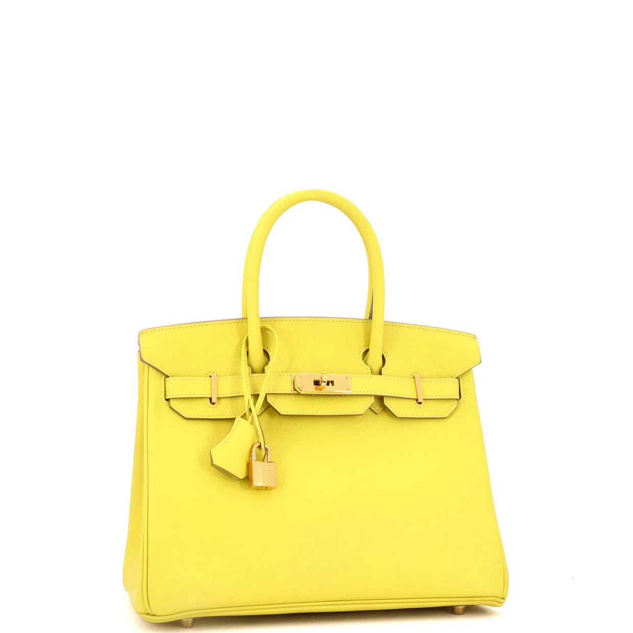 Birkin Handbag Lime Epsom with Gold Hardware 30 - Deep Luxury