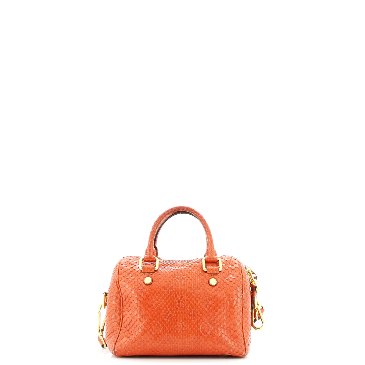 Speedy Bandouliere Bag Monogram Embossed Python 20 - Deep Luxury